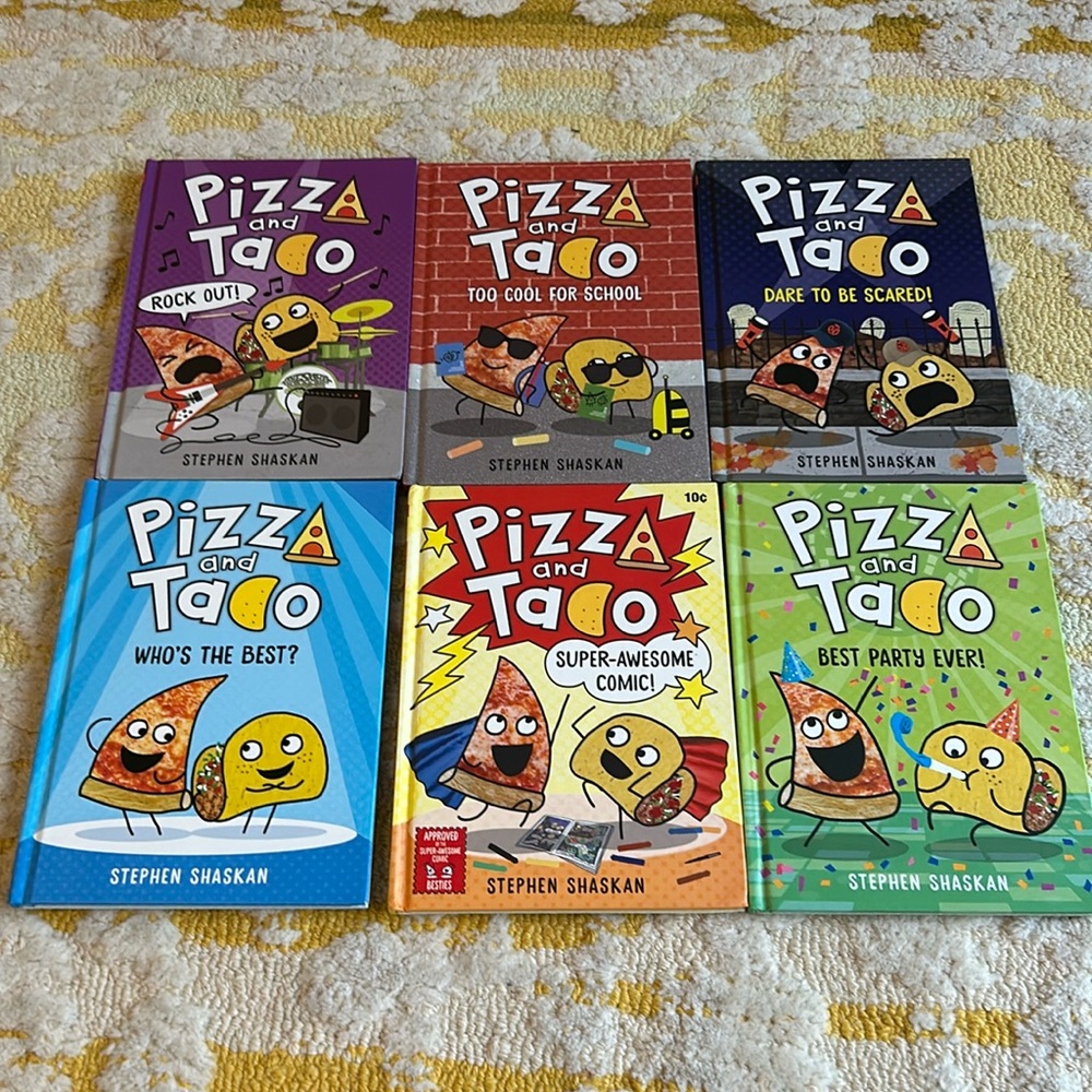 Pizza and Taco Bundle of 6 Novels by Stephen Shaskan